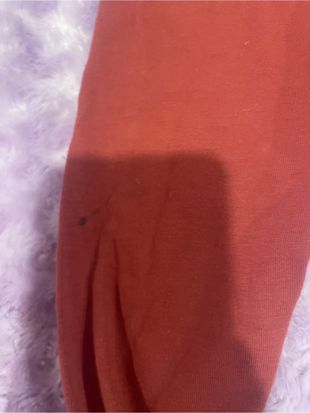 18 MONTH BUDDLE!Nike Kids Purple Heather Top with Rust & Black Leggings Set - Picture 7 of 8